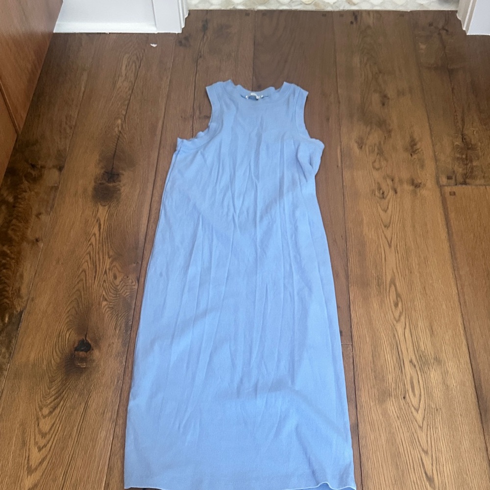 Zara Light Blue Midi Dress